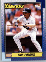 1990 Topps 634 Luis Polonia  New York Yankees - £0.77 GBP