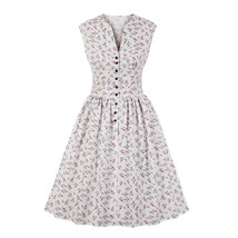 Ladies 1940s 50s Rockabilly Vintage Style Retro Womens Party Swing Audrey Dress - £45.20 GBP