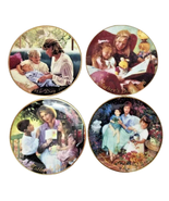 Avon Mothers Day Porcelain Plates 5&quot; 1998 - 2001 22K Gold Trim  Set of 4 - £25.77 GBP