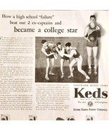 1930 US Rubber Co Keds Basketball Shoes Advertisement Boy&#39;s Life Footwea... - $27.45 CAD