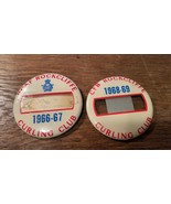 1960s RCAF &amp; CFB ROCKLIFFE CURLING CLUB pinback buttons - $4.36