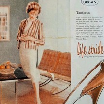 1958 Brown Life Stride Heels Tanforan Advertisement Life Magazine HM2X - $24.99