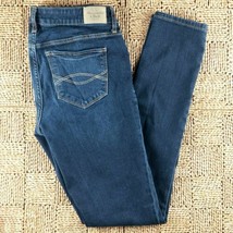 Abercrombie & Fitch Super Skinny Jeans Dark Blue Denim Pants 6R W28 L31