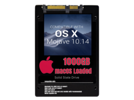 macOS Mac OS X 10.14 Mojave Preloaded on 1000GB Solid State Drive - £79.92 GBP