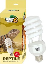 LUCKY HERP UVA UVB Reptile Light 10.0, Desert UVB 150 Compact Fluorescen... - £20.90 GBP