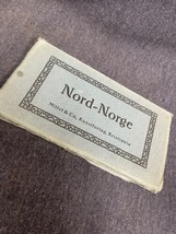 Rare Nord Norge  Vintage Accordion TOURIST Scenery Travel 1920’s - $14.85