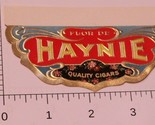 Vintage Flor De Haynie Quality Cigar Label  - $5.93