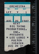 Vintage Los Lobos Stumpf August 20 1987 Pittsburgh Fulton Theater - £30.54 GBP