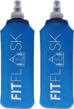  Soft Water Bottles Running Hydration Water Bottle Camping Flask Collap - £25.93 GBP