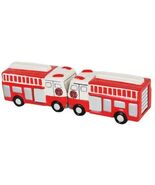 Ebros 3.25&quot;L Double Fireman Trucks Magnetic Salt &amp; Pepper Shakers - $310.10 MXN