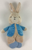 Peter Rabbit Plush Stuffed 11&quot; Toy Baby Rattle Teether World Beatrix Potter - £23.61 GBP