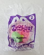 McDonalds 2012 Zoobles Spring To Life No 2 Clappers Childs Happy Meal Toy - $4.99