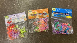 Dino, Zoo &amp; Sea Shaped Elastic Rubber Bands Set of 3 - £7.10 GBP