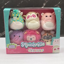 Squishmallows Squishville 2&quot; Safari Squad 6 Pack - New In Box - $19.79