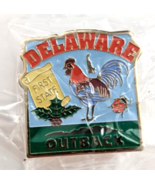Delaware Outback Steakhouse Enamel Pin Advertise Souvenir Blue Hen First... - $17.76 CAD