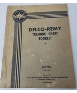 Delco-Remy D-R 1186 Training Chart Booklet 1950 Battery Ignition Generat... - £14.23 GBP