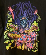 Psychedelic Pink Shroom Magic Mushroom Wizard Large A-Lab Neon T-Shirt T... - £6.48 GBP