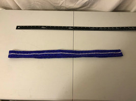 NWOT&#39;s Nylon braided Men Women Belt Purple and White 48in Handmade No Bu... - £12.94 GBP