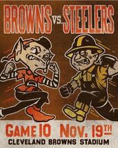 NFL NCAA College Football Program Metal Sign 12X8in Vintage Old Print Lo... - $34.72 CAD