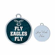 Express Your Love Gifts Fly Eagles Fly Philadelphia Football Engraved Stainless  - £36.35 GBP