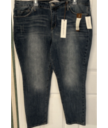 Vintage America Boho Skinny Sits At the Waist Skinny Leg Jeans Women&#39;s S... - £25.72 GBP