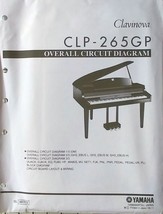 Yamaha CLP-265GP Clavinova Digital Piano Original Overall Circuit Diagram Sheets - £30.62 GBP