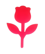 Piktrik Petal Pop Flower Paddle Skin – Voltage Pink (Neon Pink) Pickleba... - $9.99