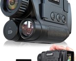 Night Vision Monocular 4K, Infrared Digital Night Vision With, Save Photos. - $90.98
