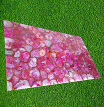 Pink Agate Stones Table Top ,Dining Top ,Breakfast/Coffee/Center Table Top Decor - £253.43 GBP+