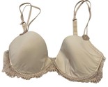Simone Pérèle 115342 Womens Lace Trim Underwire Bra Beige Size 36E - $24.00