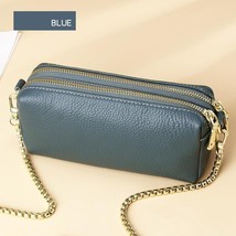 New Genuine Leather Pillow Bag Fashion Chain Women Shoulder Bags Real So... - £36.61 GBP