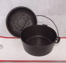 Chicago Hardware Cast Iron Dutch Oven With Lid Clean Seasoned - £101.61 GBP