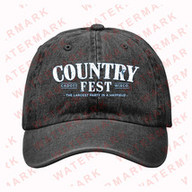 COUNTRY FEST WISCONSIN 2024 Denim Hat Cap - $30.00