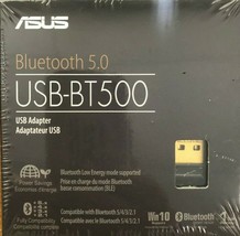 ASUS - USB-BT500 - Bluetooth 5.0 Smart Ready USB Adapter - Black - £28.28 GBP