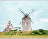 Brewster Windmill Cape Cod Massachusetts MA UNP Chrome Postcard K10 - $3.51
