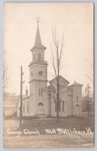 Postcard RPPC Congregational Church West Brattleboro Vermont - £14.97 GBP