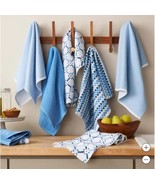 KitchenAid Kitchen Towels Blue Multicolor 8-Pack Rectangular Absorbent D... - $817.81 MXN