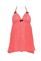 L&#39;AGENT BY AGENT PROVOCATEUR Womens Slip Sleepwear Floral Neon Pink Size S - £68.13 GBP