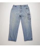 Vintage 90s Y2K Streetwear Mens 38x32 Distressed Baggy Wide Leg Cargo Je... - €85,24 EUR