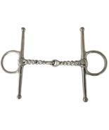 Korsteel Stainless Steel Corkscrew English Full Cheek Snaffle Bit 5&quot; Mouth - $26.99