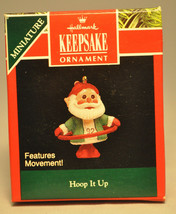 Hallmark - Hoop It Up - Features Movement! - Keepsake Miniature Ornament - £8.24 GBP