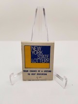 Matchbook New York State Lottery Vintage Matchbooks Strike It Rich - £5.83 GBP