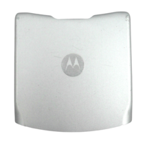 Silver Back Rear Cover Battery Door Case Replacement for Motorola Razr V3 Gray - £4.37 GBP