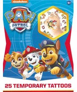 Nickelodeon PAW Patrol 25 Temporary Tatoos - £7.07 GBP