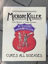 Vintage Wm. Radams Microbe Killer Advertising Poster by Glenn House 1977 Ad - £116.84 GBP