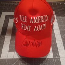 PRESIDENT DONALD TRUMP SIGNED AUTOGRAPHED AUTO HAT MAGA COA - $354.06