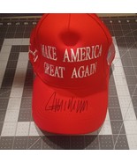PRESIDENT DONALD TRUMP SIGNED AUTOGRAPHED AUTO HAT MAGA COA - $354.06