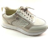 Renato Garini 2065-41 Beige/Lt. Gold Low Wedge Fashion Sneaker - £78.50 GBP