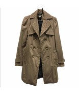 Vintage Outfitters tan taupe trench coat with stitching size S - $89.53 CAD