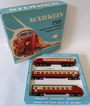 Vintage MARKLIN Germany HO 3071 TEE Trans Europe Express Triebwagenzug Train Set - £559.44 GBP